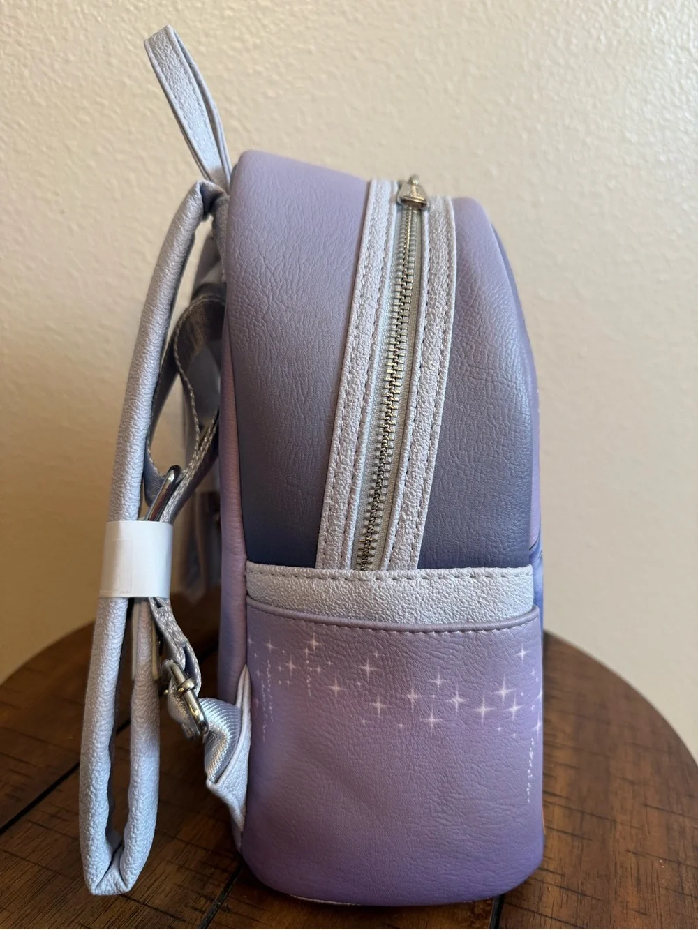 Loungefly Cinderella Mice & Pumpkins Mini Backpack in Purple with Orange Accents